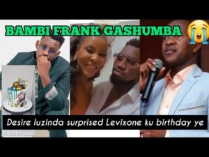 Bambi Frank Gashumba 😭.Desire luzinda surprised Levixone on his birthday laba love gwe banange 🥰.