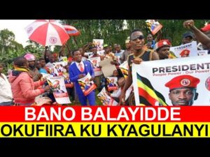 BAABANO ABALAYIDDE OKUFIIRA KU KYAGULANYI BOBI WINE