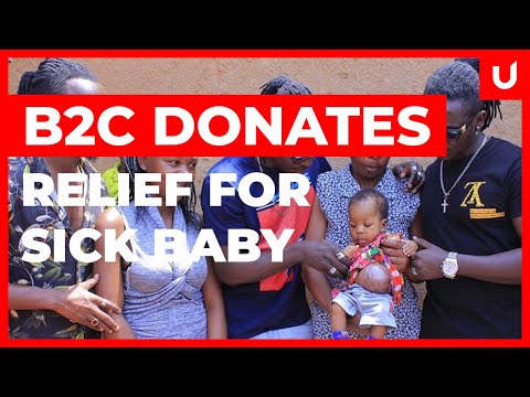 Uganda’s B2C Soldiers Donate Relief to a Baby Suffering from Gastroschisis