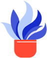 Growth symbol for social media presence